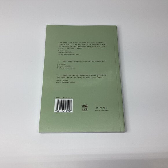 Valour on Juno Beach T. Robert Fowler 1994 First Printing WWII History GSPH - Picture 2 of 7